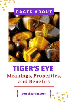 The vibration of Tiger’s Eye is aligned to the qualities of discernment and understanding. #Tiger’s_Eye #crystals #crystalhealing #gemstone #gem #luxury Aventurine Meaning, Tiger Facts, Your Truly, Eye Crystals, Eye Meaning, Golden Tiger, Tiger Eye Crystal, Protection Crystals, Tigers Eye Gemstone