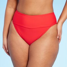 Extra cheeky bikini bottom from Wild Fable™ in a solid hue tailored in a flattering high-waist, extra high-leg silhouette. Made from soft fabric with spandex and full lining for stretchy comfort and coverage. Pull-on style makes it easy to put on and take off. If you're not satisfied with any Target Owned Brand item, return it within one year with a receipt for an exchange or a refund. Wild Fable™: A look for every story. Red Swimwear For Pool Vacation, Red Swimwear For Beach Party Vacation, Red Beachwear Swimwear For Vacation, Red Beachwear For Vacation, Red Triangle Top Swimwear For Vacation, Bold High Waist Swimwear For The Beach, Bold High Waist Swimwear For Beach, Bold Stretchy Swimwear For Beach Season, Bold Stretch Swimwear For Beach Season