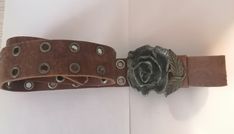 Vintage Flower Belt Buckle Old Floral Belt Buckle Rose Belt Buckle Belt is in good condition Vintage item Lenght to first hole: ~92cm Lenght to last hole: ~100cm Rose Belt, Floral Belt, Flower Belt, Suspender Belt, Buckle Belt, Lithuania, Belt Buckle, Suspenders, Vintage Flowers