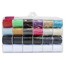 This 24 Piece Value Pack Consists Of 24 Spools Of 100% Polyester Thread At 200 Yards Each. This Is A Great Basic Thread Collection For The Sewing Novice. The Thread Is Packaged In A Heavy Duty Zip Lock Bag - Perfect For Storage. Zip Lock Bag, Thread Spools, Diy Curtains, Lavender Purple, Sewing Thread, Sewing Accessories, Sewing Notions, Italian Charm Bracelet, Diy Sewing