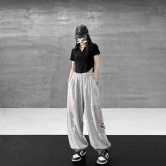 Loose Jogger Dance Hip Hop, Hip Hop Women, Hip Hop Pants, Sports Pants Women, Warm Pants, Pants Loose, Street Dance, 2023 Autumn, Ankle Length Pants