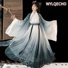 Hanfu Dress Women Chinese Traditional Printed Hanfu Halloween Cosplay Costume  | eBay Blue Hanfu, Black Hanfu, Chinese Hanfu Dress, Hanfu Cosplay, Party Dress Plus Size, Cheongsam Traditional, Dress Birthday Party, Modern Qipao, Traditional Suit