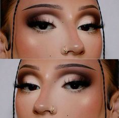 Prom Eye Makeup, Face Makeup Tutorial, Makeup Eye Looks, Creative Eye Makeup