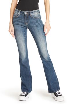 Vigoss Jagger High Waist Bootcut Jeans | Nordstrom High Waist Bootcut Jeans, Kut Jeans, Vigoss Jeans, Womens Jeans Bootcut, Petite Shorts, Bottoms Pants, Bootcut Jeans, Flare Jeans, Stretch Denim