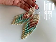 Handwoven earrings Bead earrings Craft seed bead chandelier earrings Fringe earrings Pink earrings Turquoise earrings Gold boho Tassel Bohemian Pink Tassel Earrings With Beaded Fringe, Multicolor Fringe Beaded Earrings For Beach, Bohemian Turquoise Handwoven Beaded Earrings, Multicolor Beaded Fringe Earrings For Beach, Turquoise Earrings Gold, Multicolor Bohemian Hand-strung Beaded Earrings, Handwoven Earrings, Beaded Chandelier Earrings, Boho Style Earrings