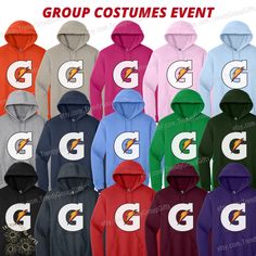 Gatorade hoodie sweatshirts group halloween costumes for softball baseball and soccer teams, or simply with your friends Thank you for stopping by at TrendyGroupGifts. We are part of CottonKenny store - https://www.etsy.com/shop/CottonKenny Your support really means the world for our family. If you want Gatorade sweatshirts, please check the link below, https://www.etsy.com/listing/1574285833/gatorade-sweatshirt-energy-drink-hoodie?ref=listings_manager_grid If you want Gatorade shirts, please ch Game Day Fan Apparel Hoodie, Sports Hoodie For Halloween With Long Sleeves, Team-colored Hooded Sweatshirt For Game Day, Sports Long Sleeve Hoodie For Halloween, Long Sleeve Sports Hoodie For Halloween, Team-colored Hoodie For Fan Gear, Game Day Team-colored Winter Hoodie, Team-colored Hooded Sweatshirt For Fans, Team-colored Hoodie For Game Day In Winter