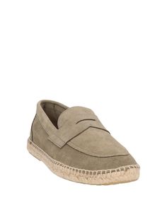 leather, suede effect, no appliqués, solid color, leather lining, round toeline, flat, rubber cleated sole, contains non-textile parts of animal origin, closed-toe espadrilles , Color: Military green , Size: 10 Espadrille Slip-ons With Rubber Sole And Round Toe, Suede Espadrilles With Textured Sole, Casual Suede Espadrilles With Contrast Sole, Slip-on Suede Espadrilles With Stitched Sole, Suede Slip-on Espadrilles With Stitched Sole, Slip-on Suede Espadrilles With Woven Sole, Suede Slip-on Espadrilles With Woven Sole, Suede Espadrilles With Woven Sole And Slip-on Fit, Suede Slip-on Espadrilles With Leather Sole