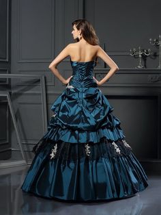 Ball Gown Sweetheart Beading Sleeveless Long Taffeta Quinceanera Dresses Satin Corset Ball Gown For Debutante Ball, Sleeveless Satin Ball Gown For Debutante Ball, Sleeveless Taffeta Evening Dress For Wedding, Elegant Sleeveless Quinceanera Dress For Debutante Ball, Satin Quinceanera Dress With Sweetheart Neckline, Satin Dress With Sweetheart Neckline For Quinceanera, Sleeveless Corset Back Gown For Quinceanera, Sleeveless Satin Gown For Debutante Ball, Taffeta Ball Gown For Banquet