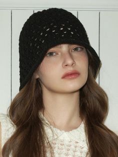 SIEOR is a global brand loved by many artists for its comfortable and simple details that harmonize with daily life.- Lightweight and comfortable to wear- Sophisticated and breathable knitting detail bucket hat- Great to match with any outfits- Daily point item Casual Black Slouchy Crochet Hat, Black Slouchy Crochet Beanie Hat, Slouchy Black Crochet Beanie, Trendy Black Knitted Hats, Lightweight Black Bucket Hat, Black Lightweight Casual Bucket Hat, Black Slouchy Knitted Hat, Casual Black Crochet Hat, One Size, Casual Lightweight Black Bucket Hat