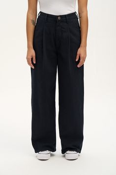 Cole Super Wide Leg Jeans: ORGANIC DENIM - Black 90's Skater, 90s Trousers, Lucy Yak, Skater Vibes, Wide Leg Denim Jeans, Lucy And Yak, 90s Skater, Dungarees Shorts, Mum Fashion