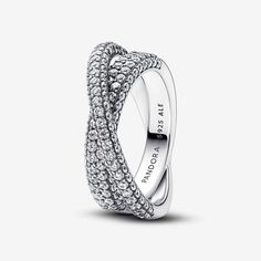 Pandora Logo, Pandora Rings, Pandora Style, Pandora Silver, Luxury Rings, Wedding Ring Designs, Dual Band, Pandora Jewelry, Wedding Rings For Women