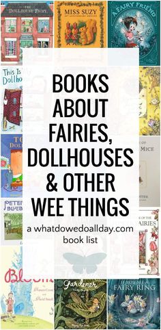 books about faires, dollhouses and other we're reading