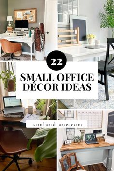 small office decor ideas that are easy to do with the space in your home or apartment