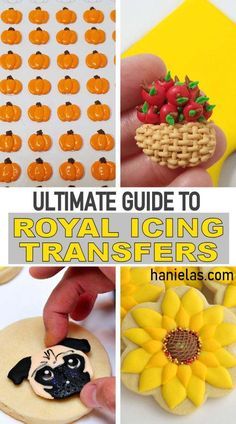 the ultimate guide to royal icing transferers for pumpkins and sunflowers