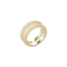 This cool-toned ring strikes the perfect balance between modernity and timelessness. Whether you're looking to make a statement or simply add a touch of refinement to your collection, the Half Eternity Band Ring is your ultimate style companion. 925 sterling silver Cubic zirconia Stone size: 1.5mmx15pcs Timeless Adjustable Ring With Thick Band, Timeless Thick Band Adjustable Ring, Timeless Adjustable Thick Band Ring, Modern Stackable Wide Band Jewelry, Modern Wide Stackable Bands, Modern Channel Set Ring Jewelry, Modern Adjustable Ring With Tension Setting, Elegant Adjustable Wide Band Promise Ring, Adjustable Elegant Wide Band Ring