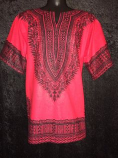 This Dark Red & Black Dashiki top is available for Adult Small, Medium, & Large and Youth Medium, Large and XL Please contact us for additional colors and options or to customize an order by adding fringes, pockets etc. Casual Red V-neck Kaftan, Red Bohemian Tunic Top, Casual Red Short Sleeve Tunic, Red Tunic Blouse For Festival, Red Bohemian Short Sleeve Tops, Red Cotton Short Sleeve Kaftan, Red Bohemian Short Sleeve Blouse, Traditional Red Top With Short Sleeves, Traditional Red Short Sleeve Top