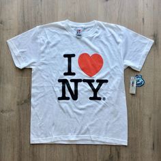 I Love Ny Official New York Licensed Heart Print T-Shirt 100% Authentic New Condition Women's Size L Approx. Measurements While Lying Flat: Chest - 18" Length- 23" I Love New York Shirt Outfit, I Heart Ny Shirt, Founding Fathers Quotes, 2024 Books, Nyc Shirt, Quote T Shirt, Merch Ideas, I Love Ny, Father Quotes