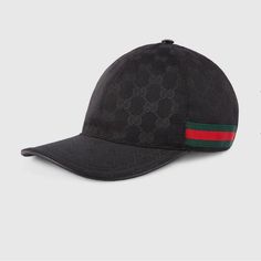 New, Never Worn And In Perfect Condition. No Tags. Includes Original Box. A Classic Baseball Cap Shape In Original Gg Canvas With Green And Red Web. The Stripe Detail Was First Developed By Gucci In The '50s, And Instantly Became The Hallmark Of A Cultured Club. Pet And Smoke Free Home. Black Original Gg Canvas With Black Leather Detail Green And Red Web Stripe Cotton Lining Adjustable Hook-And-Loop Closure On Back Made In Italy Designer Black Baseball Cap With Curved Brim, Designer Black Baseball Cap, Gucci Casual Baseball Cap With Curved Brim, Designer Black Baseball Cap With Flat Brim, Casual Gucci Baseball Cap With Curved Brim, Luxury Gucci Baseball Cap, Classic Gucci Hat With Curved Brim, Classic Gucci Hat With Flat Brim, Classic Gucci Baseball Cap