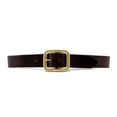 Natalia Belt - Gold Rectangular Buckle Classic Leather Jean Belt | Streets Ahead – StreetsAheadInc Gold Leather Belt For Fall, Gold Belt With Brass Buckle For Work, Chic Formal Belt With Brass Buckle, Chic Formal Belts With Brass Buckle, Elegant Gold Belt For Fall, Brown Belt With Brass Buckle For Work, Brown Workwear Belt With Brass Buckle, Elegant Belts With Brass Buckle, Classic Belts With Gold Buckle