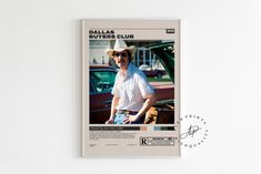 a magazine with an image of a man in a cowboy hat and sunglasses on it