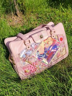 This price is for a ita bag only, the contents and others are not included.   	 		 			Size 			Free Size 		 		 			Height 			24 		 		 			Width 			38 		 		 			Depth 			11 		 		 			Window Width 			36 		 		 			Window Height 			20 Cute Large Capacity Storage Bags, Shopping Tote Bag With Case Included, Daily Use Tote Satchel With Case Included, Daily Use Satchel Tote With Case Included, Pink Rectangular Travel Bag With Removable Pouch, Pink Satchel Travel Bag, Pink Bags With Case For Daily Use, School Shoulder Bag With Case Included, Ita Bag