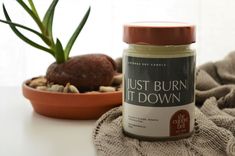 Layered Candle - Just Burn It Down Copper Bell Funny Labels, Apple Cinnamon Loaf, Cinnamon Loaf, Layered Candles, Burn It Down, Cinnamon Buns, Wax Candles, Fragrance Oils, Candle Wax