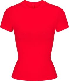 Sports Carnival, Ribbed Shorts, Figure Size, Red Shirt, Cotton Logo, Personal Marketing, Jersey T Shirt, Stretch Cotton, Neck T Shirt