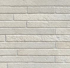 a white brick wall with no mortar or mortar