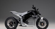 a futuristic motorcycle is shown in this image