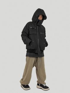 Description:Extra warm cotton-filled utility parka featuring windproof mask hat. Designed by UNDERWATER.Composition:Outer: Polyester Fill: CottonBrand:UNDERWATERWearing:Model is 170 cm / 5’ 6.93’’ | 45 kg / 99.3 lbs wearing size SShipping ... Tax Free, The Hundreds, Parka, Rain Jacket, Winter Jackets, Street Wear, How To Wear, Quick Saves, Clothes