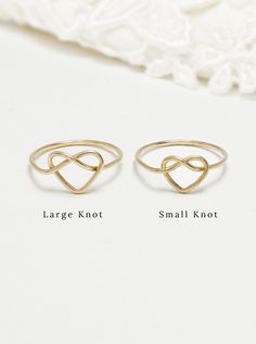 14k Gold Filled Hypoallergenic Rings For Gift, Hypoallergenic 14k Gold Filled Rings For Gift, Adjustable Infinity Ring For Mother's Day, Mother's Day Infinity Adjustable Rings, Minimalist Infinity Rings As Gifts, Minimalist Infinity Ring As Gift, Valentine's Day Infinity Heart Ring, Infinity Rings For Wedding On Valentine's Day, Infinity Rings For Wedding And Valentine's Day