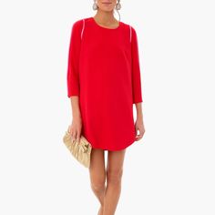 Never Worn Red Shift Dress From Tuckernuck - Perfect For Work! Loved It Just Didn’t Fit Chic Red Mini Dress For Daywear, Chic Red Daywear Dress, Chic Red Dresses For Daywear, Tuckernuck Dress, Kenzo Dress, Megan Dress, Twiggy Dress, Red Shift Dress, Daphne Dress