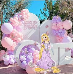 Prince Birthday Decorations, Disney Princess Theme Birthday Party, Disney Prom, Décoration Baby Shower, Floral Archway, Prince Birthday, Large Decor, Birthday Decoration, 10th Birthday