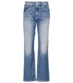 Invest in laid-back styling with these borrowed-from-the-boys Boyfriend Wide jeans from Ag Jeans. They're made from faded stretch-cotton denim in a classic blue wash with a high-rise waist and straight-cut legs. | AG Jeans Boyfriend Wide high-rise straight jeans High Rise Straight Jeans, Ag Jeans, Wide Jeans, Jeans Online, Online Shops, Laid Back Style, Jeans Boyfriend, Mid Rise Jeans, Classic Blue