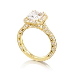 * Setting only - center diamond sold separately Tacori Royalt, Spinel Engagement Ring, Tacori Rings, Rose Gold Diamond Band, Spinel Engagement Rings, Yellow Gold Diamond Engagement Ring, Tacori Engagement Rings, Rose Gold Apple Watch, Future Engagement Rings