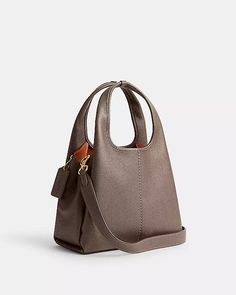 COACH® | Lana 23 Diesel Bag, Simply Fashion, Plush Bags, Polished Pebble, Bag Dark, Girly Bags, Luxury Purses, Signature Hardware, Pretty Bags