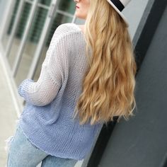 Oversize Knit, Fit Details, S Models, Model Measurements, Round Neckline, Bralette, Knit Top, The Beach, Hairstyles