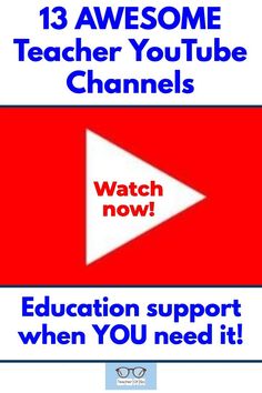 a red and white sign with the words teach youtube, watch now to learn how to use