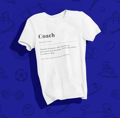 Featuring a clever and tongue-in-cheek definition of a sports coach, this shirt is perfect for those who understand the unique blend of tough love and witty banter that coaches bring to the game. This shirt is sure to spark conversations and laughter wherever you go. Crafted from premium quality cotton, this tee combines comfort with wit, making it a must-have for any sports enthusiast with a sense of humor. Bella+Canvas manufactures all its products in the US and internationally in humane, no-s Team Spirit T-shirt With Branding For Sports Season, Team Spirit T-shirt For Sports Season, Sporty Moisture-wicking T-shirt For Team Events, Team Spirit Sports T-shirt With Branding, Sports Team Spirit T-shirt With Branding, Sporty Team Events T-shirt With Branding, Graphic Tee For Sports Events With Branding, Sporty Branding T-shirt For Team Events, Sporty Branded T-shirt For Team Events