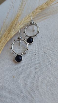 BUY 2 GET 1 FREE If you haven't decided which of these beautiful boho style earrings to buy, I offer you an opportunity. When you buy 2 earrings, I will send you one boho earring as a gift. You can send a model of gift earring as a message or I'll send randomly.🎊            These Boho style , ethnic ,onyx earrings exude a blend of elegance and free-spirited charm. Each earring features a polished onyx gemstone, its deep black hue offering a striking contrast to the intricately detailed silver s Boho Style Earrings, Filigree Pattern, Jewelry Accessories Ideas, Onyx Earrings, Ethnic Earrings, Silver Dangle Earrings, Onyx Gemstone, Free Spirited, Large Earrings