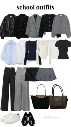 #outfits #schooloutfits #autumnoutfits #xoxo Capsule Wardrobe Casual, Best Winter Outfits, Uni Outfits, Capsule Outfits, Casual Day Outfits, Midi Skirts, Mode Inspo, Vogue Fashion, Cute Outfit