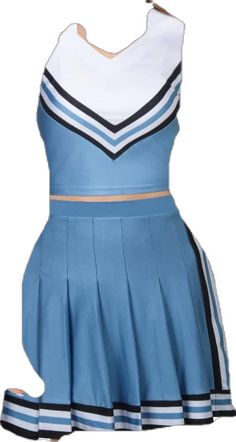 Blue Fitted Skirt For Cosplay, Fitted Blue Skirt For Cosplay, Blue Stretch Skort For School, Fitted Blue Skort For Cheerleading, Fitted Blue Tennis Skirt For School, Blue School Uniform Tennis Skirt, Blue Fitted School Sets, Fitted Blue School Sets, Blue Tank Top