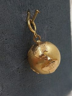 Luxury Round Necklace With Vintage Charm, Luxury Gold Plated Necklaces With Vintage Charm, Yellow Gold Orb Jewelry Gift, Yellow Gold Orb Jewelry For Gift, Tarnish Resistant Yellow Gold Sphere Jewelry, Art Nouveau Jewelry, Round Rings, Gold Charm, Girls Best Friend