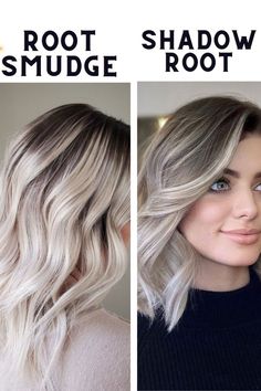 Shadow Root Hair, Sand Blonde Hair, Root Smudge Blonde, Shadow Roots Hair, Shadow Root Blonde, Pale Blonde Hair, Highlight Ideas