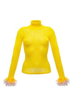 Ruffles Design, Handmade Knitwear, Made In Ukraine, Handmade Knit, Yellow Knit, Fire Fits, Knit Turtleneck, Feminine Silhouette, Cardigan Top