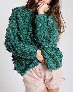 I love knotted sweaters and this color! Knotted Sweater, Bohemian Clothes Women, Knot Sweater, Big Sweaters, Heart Sweater, How To Purl Knit, Cute Fall Outfits, Open Knit, Petite Outfits