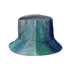 Reversible Bucket Hat, Blue Hue Watercolor Abstract Print. This reversible bucket hat can be worn on both sides, making it easy to match with different outfits. Made of breathable premium fabric, this hat will become your go-to streetwear accessory. • 100% polyester • Fabric weight: 8.1 oz/yd² (275 g/m²) • Moisture-wicking and breathable fabric • Linen feel material • Reversible • Available in 2 sizes • Blank product components sourced from China Blue Bucket Hat For The Beach, Green Reversible Sun Hat With Curved Brim, Reversible Multicolor Bucket Hat, Adjustable Blue Bucket Hat, Adjustable Blue 5-panel Bucket Hat, Blue Reversible Bucket Hat, Green Reversible Bucket Hat With Curved Brim, Lightweight Blue Bucket Hat, Green Reversible Curved Brim Bucket Hat