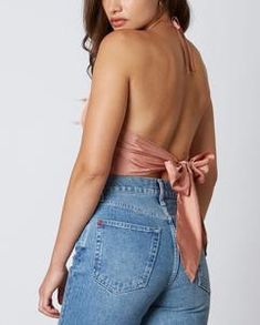 Satin Bandanna Tie Back Halter Crop Top – shop hey chick Summer Backless Tube Top With Built-in Bra, Chic Backless Tube Top For Summer, Summer Bandeau Halter Top With Tie Back, Summer Backless Tube Top For Beach, Strapless Tube Top With Tie Back, Strapless Halter Top For Summer Nights, Fitted Bandeau Halter Top For Spring, Backless Stretch Tube Top For Beach, Beach Stretch Backless Tube Top