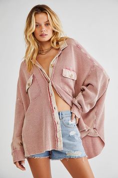 One Scout Jacket, Free People Fall, Free People Aesthetic, Free People Summer, Hacks Clothes, Cardigan Pink, Free People Style, Jacket Cardigan, Free People Jacket