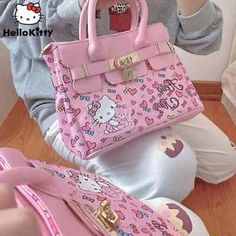 Pinterest Fluffy Hello Kitty Purse, Cheap Hello Kitty School Backpack, Cheap Hello Kitty Print Standard Backpack, Cheap Hello Kitty Backpack For Students, Kawaiies Handbags, Gyaru Handbags, Hello Kitty Bag Handbags, Hello Kitty Purse Brown, Hawaiian Hello Kitty Purse